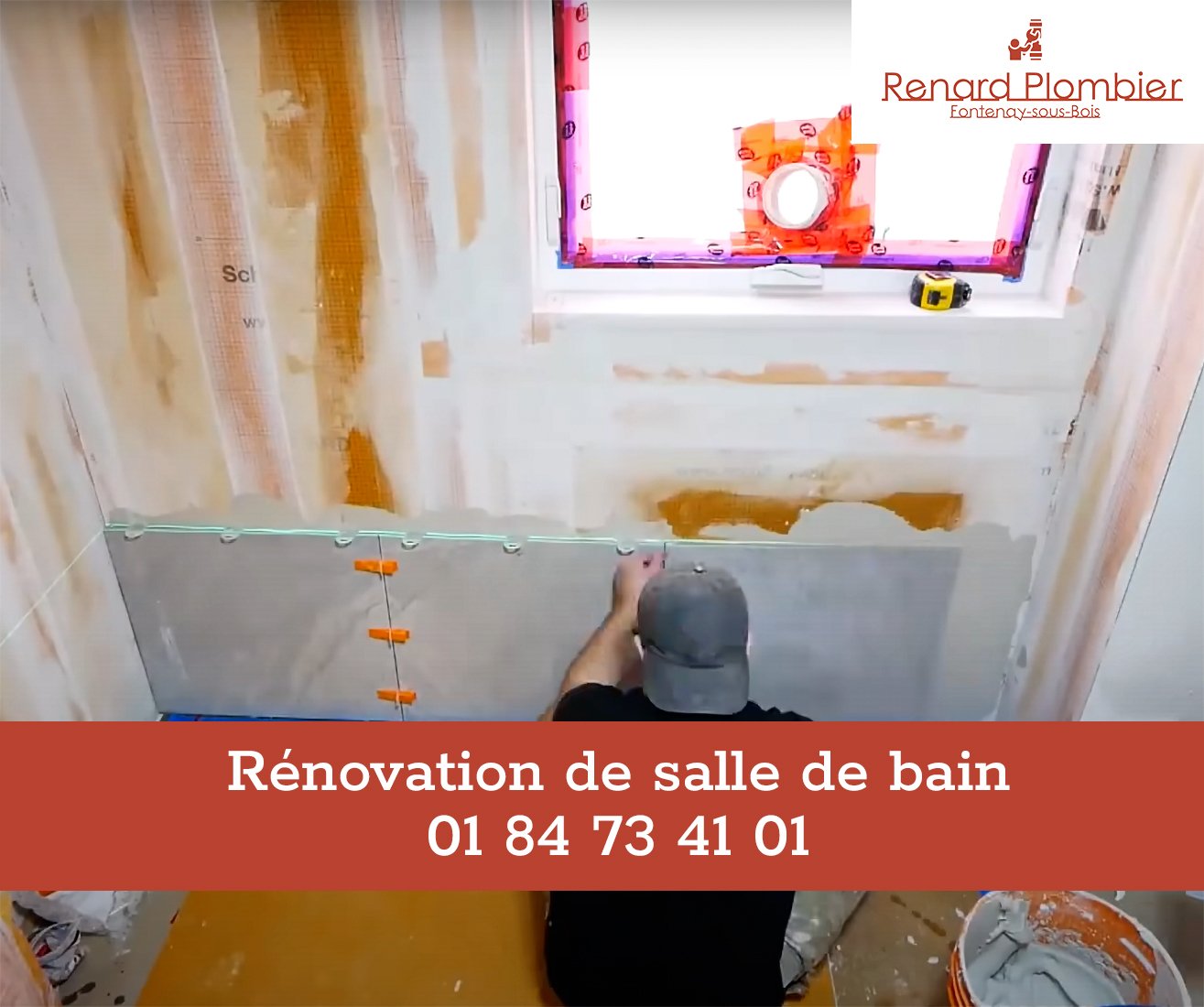 Plombier Renard au travail à Fontenay-sous-Bois